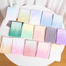 1 Pair Summer Casual High-Quality Nylon Gradient Color Ombre Arm Sleeves, Ice Silk UV Protection Sleeves For Hiking, Beach, Outdoor, Cycling, Running, Fitness, Camping, Fishing