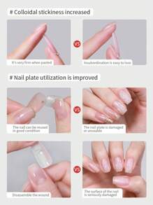 annies 5g/片固体指甲胶带，指甲延长胶，美甲持久粘合剂，适合美甲沙龙使用 - 查看 3