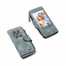 1pc Personalized Wallet Custom Photo &Name, Large PU Leather Wallet Coin Wallet Card Bag, Valentine's Day, Mother's Day, Birthdays, Anniversaries, Graduation Ceremonies, Thanksgiving Gifts For Mothers, Grandmothers, Girlfriends, Lovers, Friends,All-Purpose,Large Capacity,Versatile,Multifunction,Colorful,Cute,Adorable,Contracted,Funny,Kawaii,Y2K,Minimalist,Commuting,Business Casual,Basics,Custom,Personalized,Unique,Customized,Ideal Gifts For Him,Ideal Gifts For Her,Her,Family,Friends,Girlfriend,For Anniversaries,For Birthdays,For Holiday/ Vacation,For Outdoors/Outings/Travel/Hiking/Stadium/Sports/Climbing,For Business/Commute/Work/Office,Vacation,Vacation - Multicolor - View 4