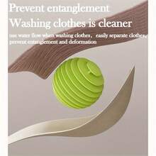 Reusable Anti-Knotting Laundry Balls - Anti-Wrinkle, Anti-Static, Fabric Softener - No Electricity Needed, Machine Washable Safe, Anti-Entanglement/Anti-Wrinkle/Protect Clothes/Dresses/Shirts/Gowns/Sweaters/Pants
