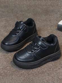 1 Pair Infant/Toddler Outdoor Versatile, New Style, Soft-Sole, All Season, Suitable For Sports, Play, And Daily School Wear, Fashionable Casual Thick-Sole Sneakers