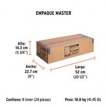 Cincel de punta SDS max de 16", Truper 101236 - Plateado - Ver 6