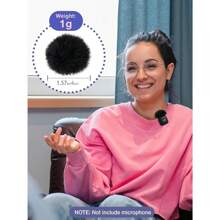 YOUSHARES Microphone Accessories - MIC MINI 防風罩 - 4 個 黑色 - 查看 6