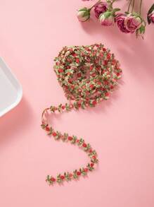 1 Yard Floral Lace Ribbon Decoration, Used For Sewing, Gift Packaging, DIY Crafts, And Bridal Wedding Decoration. Flower Buds, Silk Edges, Ribbons, Retro Style Edges, Fabrics, Embroidery Stickers, Sewing Techniques, Wedding, Banquet, Party Clothing Decoration