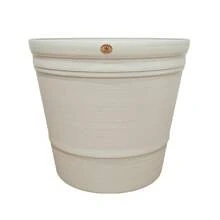 Paquete 3 Macetas Jardín Interior Exterior Decoración 13lts - Blanco - Ver 3