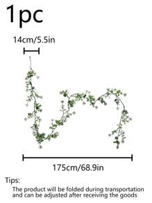 1PC 69inch (L) Simulation Dandelion Vine Home Garden Patio Fence Wall Party Tabletop Decor