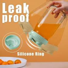 2 件常规口径 70/86 毫米梅森罐倾倒嘴，梅森罐罐盖，带防漏密封翻盖，可重复使用的塑料罐盖，用于饮用沙拉酱倾倒，罐盖，彩色 - 彩色 - 查看 9