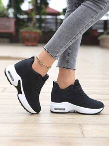 SOSENFER Women Wedge Sneakers