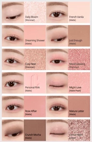 Clio Pro Eye Palette Air,Each Containing 12 Wearable, Eye-Catching Shades In Glitter, Shimmer, And Matte Finishes - 02 Rose Connect - View 5