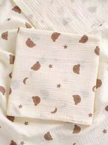 80*80cm Couverture de mousseline douce et respirante pour bébé nouveau-né, absorbante