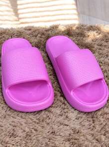 Sandalias De suela gruesa para dama, sandalias de buena calidad y resistentes, sandalias con plataforma - Rosa Fucsia - Ver 6