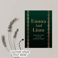 45/90pcs Custom Wedding Labels - Personalized Name & Return Address Stickers, Large White Glossy Envelope Seals With Elegant Floral Design For Weddings & Events - Multicolor - View 19