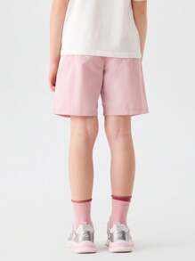 Balabala Boys' & Girls' Straight-Leg Casual Shorts, Comfortable & - Pink - View 3