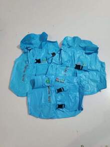 1pc Inflatable Swimming Vest, Thickened PVC Buoyancy Life Jacket For Beginner Swimmers (Random ABC Pattern & Color)