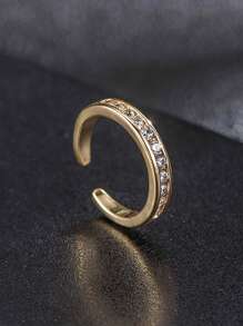 1pc Fashionable & Unique S925 Sterling Silver Cubic Zirconia Toe Ring, Unisex Design, Party/Easter/Birthday Jewelry Gift