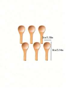 1/5/10 Các loại thìa khác nhau, có thể đựng súp, cà phê, mật ong, mứt và các loại gia vị khác, thích hợp cho cà phê gia đình và các món ăn sáng tạo, nhẹ và dễ sử dụng - Thìa cán ngắn - Xem 7