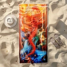 1 pieza Toalla de baño de secado rápido de la serie de aves de loro estética, animales modernos simple, toalla de playa absorbente para decoración y artículos esenciales de playa