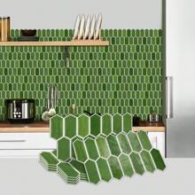 1/10 Pcs Modern Hexagon Peel And Stick Backsplash Tile - DIY Kitchen And Bathroom Wall Tiles, Waterproof Self-Adhesive Mosaic Tile Sticker - Various Colors Available, Decal, Wall Sticker, Vinyl Home Decor Sticker, Refresh Your Home With Spring Decor Items, Rama Decorative Sticker