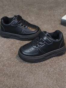 1 Pair Infant/Toddler Outdoor Versatile, New Style, Soft-Sole, All Season, Suitable For Sports, Play, And Daily School Wear, Fashionable Casual Thick-Sole Sneakers