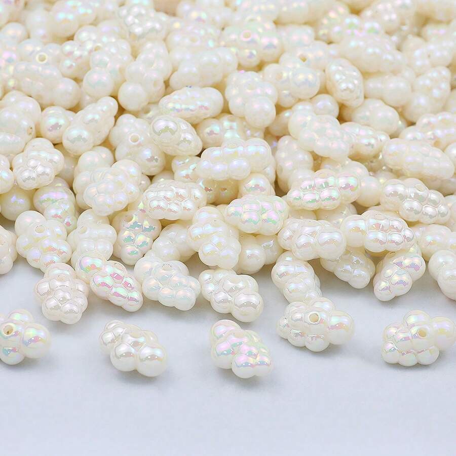 10/20/30 件亚克力云散珠，适合 DIY 珠宝制作，用于耳环和项链工艺品 - 白色雲朵 - 查看 1