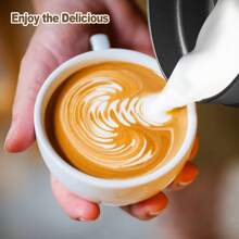 CLIPOP Milk Frother Electric, 3-In-1 Automatic Frother And Milk Steamer, 300ml, Electric Milk Steamer, Auto Shut-Off, Hot And Cold Foam Maker For Coffee, Latte, Cappuccino, Chocolate