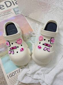 Women's EVA Anti-Slip Soft Thick Sole Sandals, Suitable For Vacation, Casual Gathering, Indoor And Outdoor Occasions, Providing Fashionable And Comfortable Wearing Experience - White - View 6