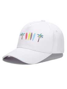 1pc Unisex Washed Baseball Mesh Cap & Letter Print Pattern, Adjustable Trucker Hat For Outdoor, Spring Autumn Travel, Beach, Y2K Style Sun Hat, Essential Casual Daily Wear - Multicolor - View 12