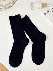 1/3/6 Pairs Women Solid Color Floral Breathable Thin Ankle Socks, Comfortable & Versatile For Summer - Multicolor - View 10