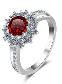 Anillo ajustable de plata de ley 925 con diseño de flor de sol de moissanita real, estilo bohemio y elegante, accesorio de boda, regalo para mujer