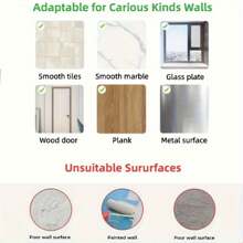 Carril multiusos de 4 en 1 Nano Silent, con soportes de instalación superior/lateral de doble cara, se puede instalar sin taladrar con adhesivo o con instalación atornillada, infinitamente extensible y recortable, aplicable para cortinas, visillos, cortinas de ducha, divisores de ambientes, armarios, roperos, accesorios de baño