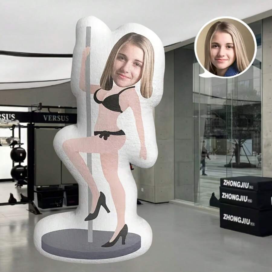 Customized Photo Throw Pillow - Personalized Photo Throw Pillow, Transform Yourself Into A Dancing Pillow, Unique And Fun, An Ideal Gift For Family And Friends, Perfect For Birthdays, Anniversaries, And Holidays