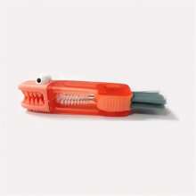1pc Cute Crocodile 3-In-1 Bottle Brush - Multipurpose Kitchen Cleaning Tool, Suitable For Bottles, Grooves And Caps, With Bristles, Portable Design, Fit For Home And Office Use