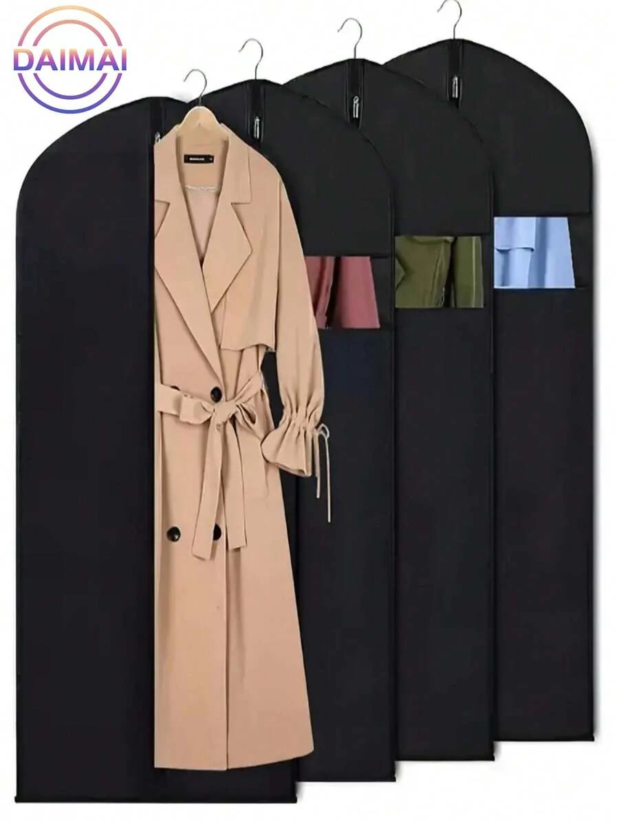 DAIMAI 品牌/开斋节母亲节 1 套防尘罩袋，适用于衬衫、西装、连衣裙、外套、便携式防尘服装袋、卧室、衣柜、壁橱、家庭、宿舍收纳袋，用于存放重要衣服、季节性服装、国王生日礼物