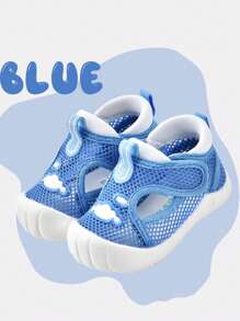1 par de zapatos cómodos y antideslizantes para bebés de 1 a 4 años, diseño con fácil de poner, livianos y cómodos para uso en interiores/exteriores, aptos para primavera/verano