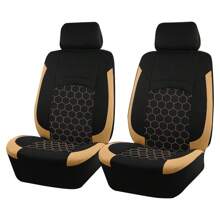 Car Seat Covers 2 Front Seats Pack Airbag Compatible Universal Seat Cushions Car Accessories New Football Quilted Design For Women - 均碼 - 查看 16