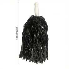 2 piezas de Pompones con cinta para animadoras, accesorios para presentaciones de danza, juegos de baile cuadrado, para fútbol, baloncesto, fútbol y actuaciones deportivas, deportes de equipo, danza y accesorios de animación - color - Ver 7