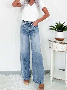 Blugi casual, drepte, la modă, la modă