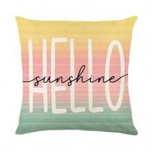 4 Packs Spring Summer Cute Floral Polyester Pillow Covers, Breathable Decorative Throw Cushion Covers For Sofa Living Room Bedroom Home Decor - Excluding Inserts