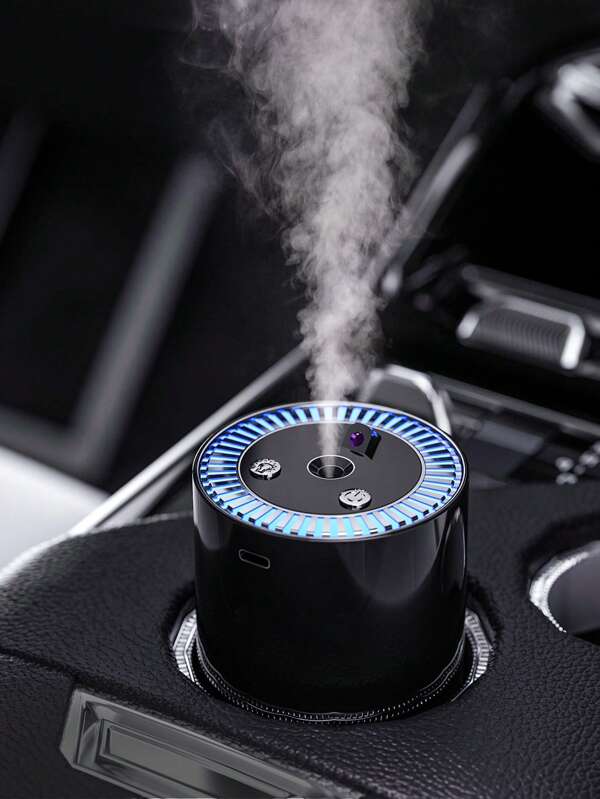 جهاز نشر العطور الكهربائي للسيارة ، مرطب الهواء للتهوية ، جهاز تعطير الهواء بالرائحة العطرية للتخلص من الروائح، إكسسوارات السيارة، ناشر عطر للسيارة ب- 5 درجات، جهاز ناشر عطر للسيارة مع جهاز مرطب الهواء وضوء نجوم لتفريغ الرائحة العطرية