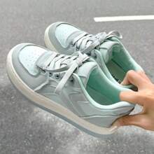 2025 New Women Skate Shoes Outdoor Street Lace Up Casual Sports Sneakers - Mint Green - View 5
