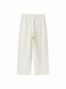 Balabala Girls' Straight-Leg Casual Pants, & Comfortable - Light Khaki - View 2