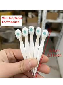 Hộp 20 chiếc bàn chải đánh răng cầm tay dùng một lần, lông bàn chải siêu mịn, đa năng dành cho người lớn, thích hợp mang theo khi đi du lịch, làm thơm hơi thở, bàn chải chăm sóc răng miệng đa chức năng, trang trí phòng tắm, trang trí mùa thu, trang trí cho năm học mới. - màu sắc khác nhau - Xem 10