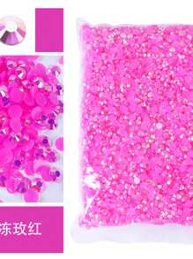 Flat Back Resin Rhinestones 2mm 3mm 4mm 5mm 6mm Non-Hotfix Jelly Rhinestones For DIY Handcraft, Glass, Shoes Decoration - Multicolor - View 25