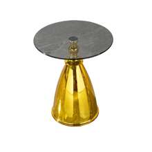 Living Room Small Coffee Table Bed Table Table Side Table Tempered Glass Tabletop Steel Leg