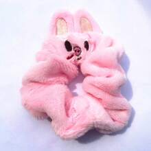 可爱动漫人物 KPOP-SKZ-STAY 卡通高品质龙福发圈卡通刺绣兔毛绳日韩风绳 送给朋友的圣诞节和生日礼物