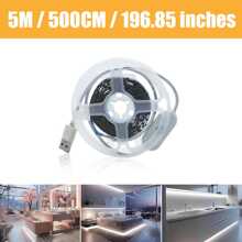 1pc, 1m/2m/3 Meters/5m/10m Portable Touch Control, Button Control, Cool White/Warm White LED Strip Light, USB Powered, LED Light Bar For TV Backlight, Home Room, Living Room Decoration - White - View 32