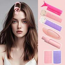 Conjunto de modeladores de cachos Air Bangs, ferramentas para ondular cabelos despojados, conjunto para ondular franjas volumosas, ferramentas de penteado, kit de penteado e acessórios para cabelo.