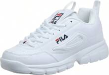 FILA Men's Disruptor SE Training Shoe, White Navy Red - White Navy Red - - View 1
