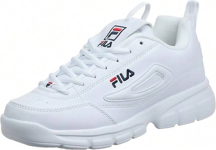 FILA Men's Disruptor SE Training Shoe, White Navy Red - White Navy Red - - View 1