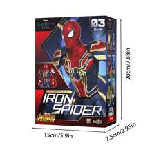 FondJoy Figura coleccionable de Marvel Series Iron Art con articulaciones móviles, regalo de cumpleaños/Navidad - ARAÑA DE HIERRO - Ver 2